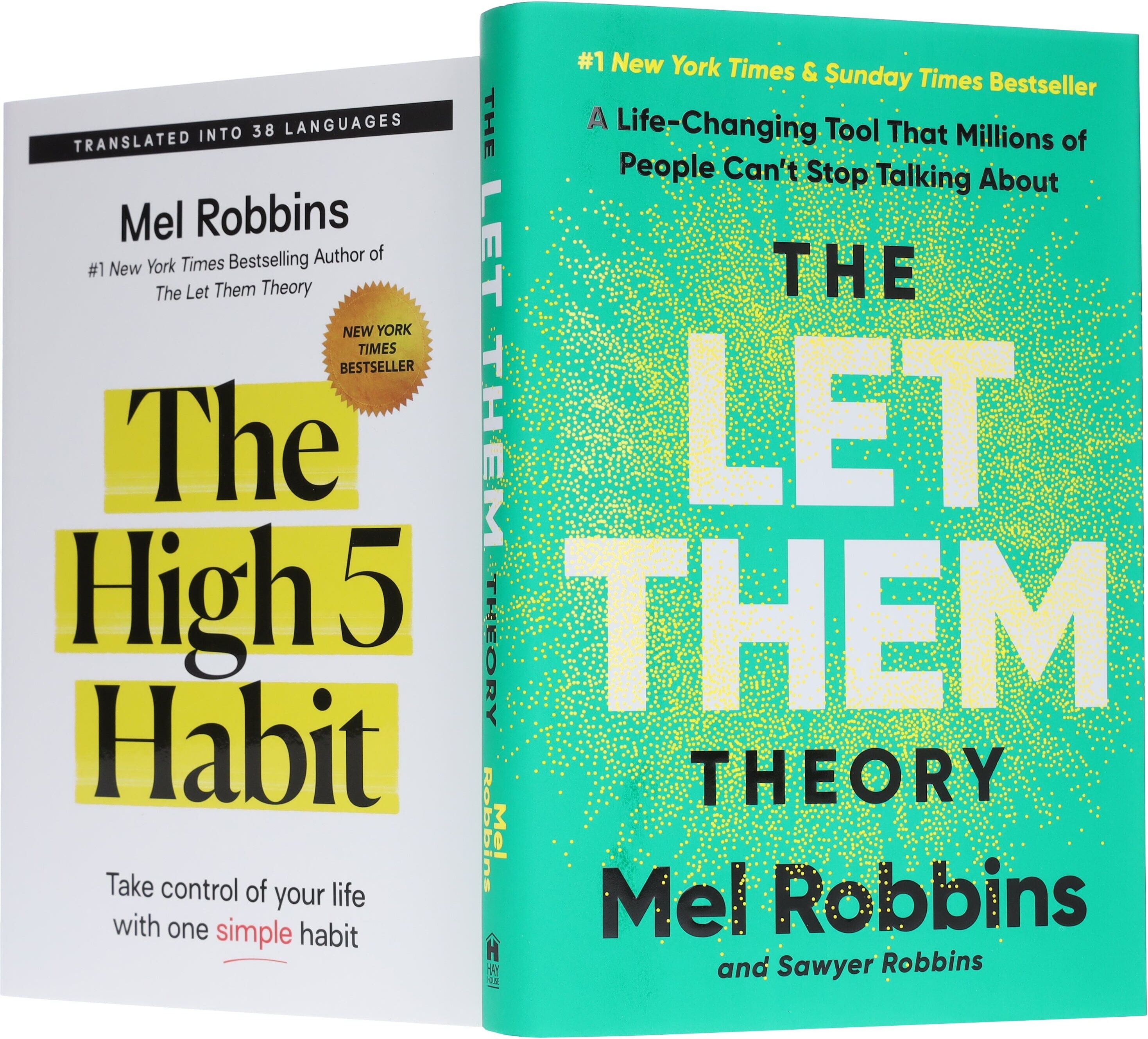 The Let Them Theory & The High 5 Habit by Mel & Sawyer Robbins 2 Books Collection Set - Non Fiction - Paperback/Hardback Hay House UK Ltd