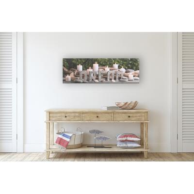 LED-Bild ART FOR THE HOME "Dream Kerzen LED 30x90cm", braun (farbe bild(er): braun), B:90cm H:30cm T:3cm Ø:3cm, Bilder, LED-Leinwand Traum 30 x 90 cm