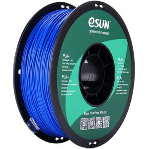 eSUN Filament PLA+, blau, 1,75mm, biobasiert, geruchsarm, 1kg Spule
