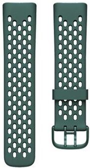 Everyday Crate Fitbit Charge 5 Silicone Watch Band Breathable Sport Replacement Strap With Ventilated Design pine Needle Green