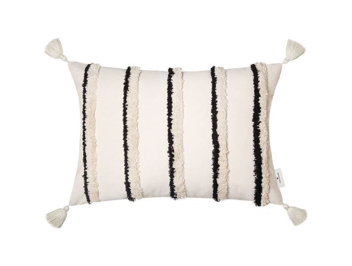 Tom Tailor Fluffy Stripe 40x60cm Natur - Material: Polyester/Baumwolle - 837