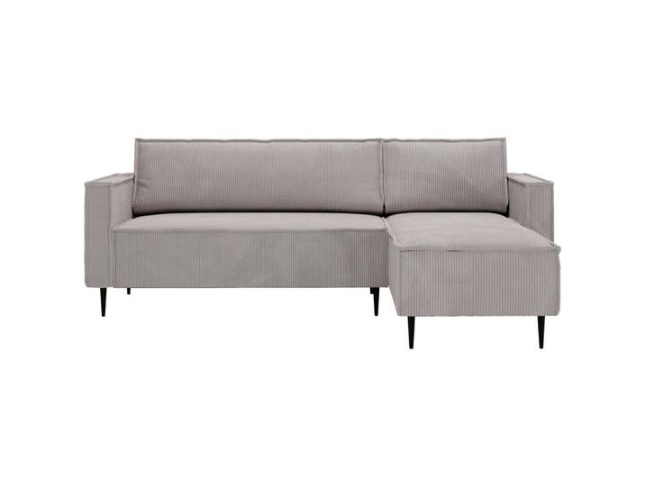 Livetastic Ecksofa, Hellgrau, Metall, Füllung: Schaumstoff, L-Form, einmalig seitenverkehrt montierbar, 223x151 cm, Made in EU, Wohnzimmer, Sofas & Couches, Wohnlandschaften, Ecksofas
