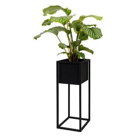 Garden Center FLOWER POT COVER NANTES S BLACK 23X23X60 (4772013397380)