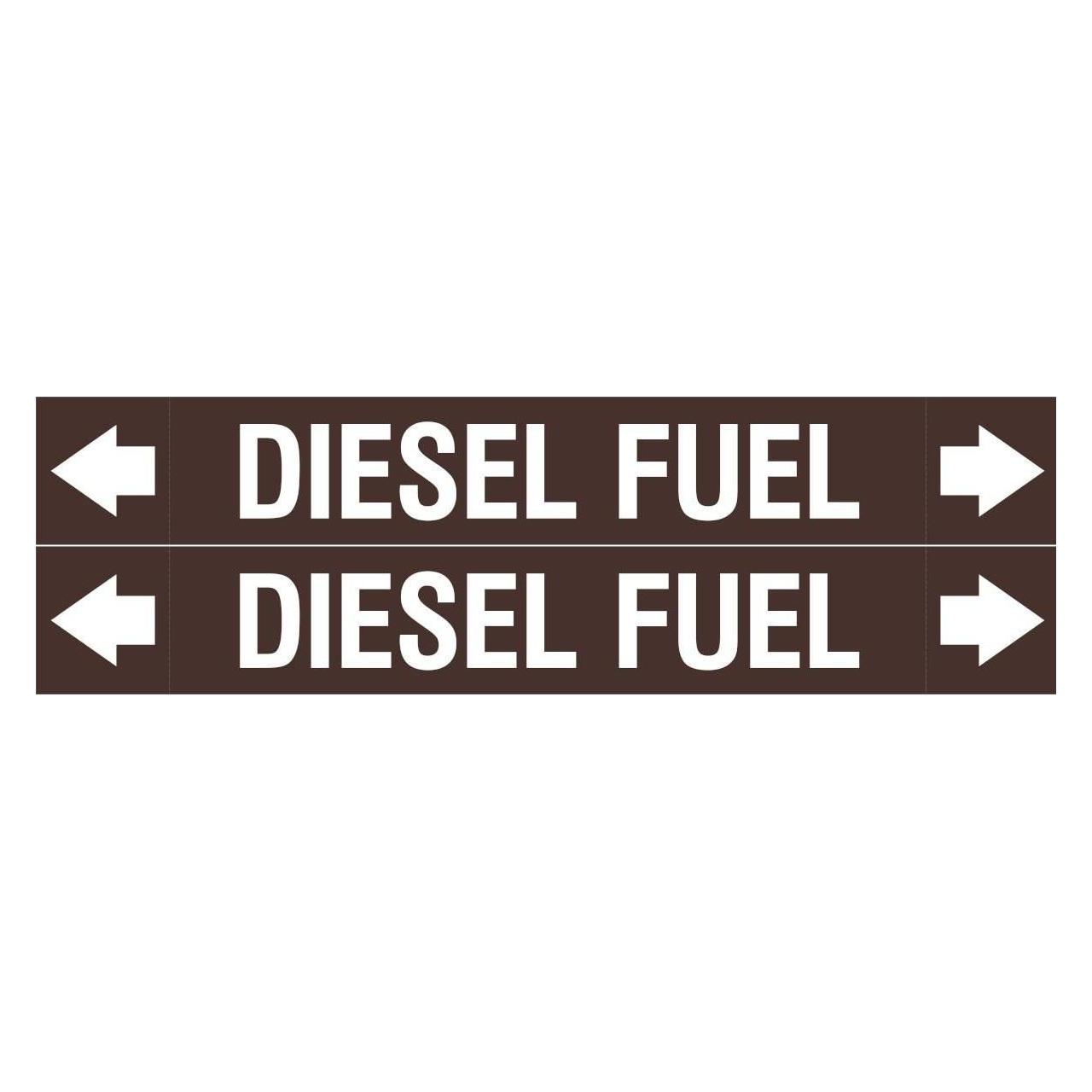 Brady ASME - Rohrmarkierer - Diesel Fuel (ASMEPM-50X345MM-DIESEL FUEL)