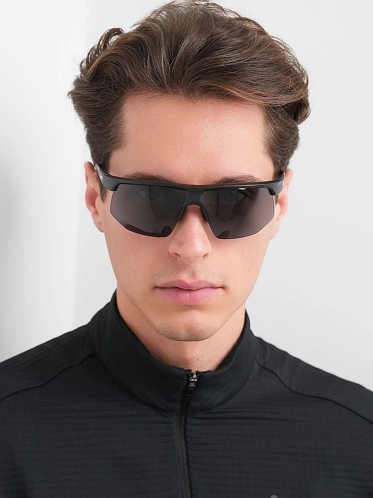 UVEX Herren Sportbrille Aerios schwarz M