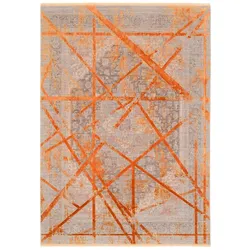Musterring Vintage Teppich Arizona 200 x 290 cm Mischgewebe Gold Kupfer