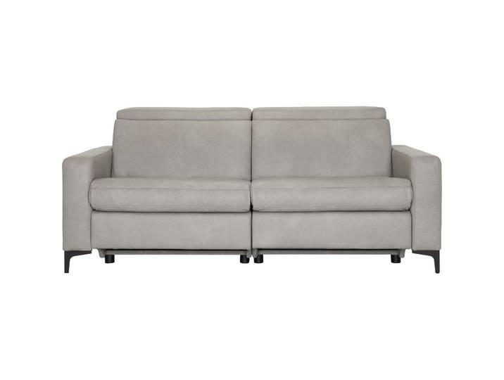 Relaxsofa Move Leder hellgrau B 188 T 100 cm - Möbel Konfigurator: Traummöbel individuell zusammenstellen