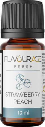 Flavourage Strawberry Peach Aroma Concentrato 10ml Fragola Pesca Ghiaccio