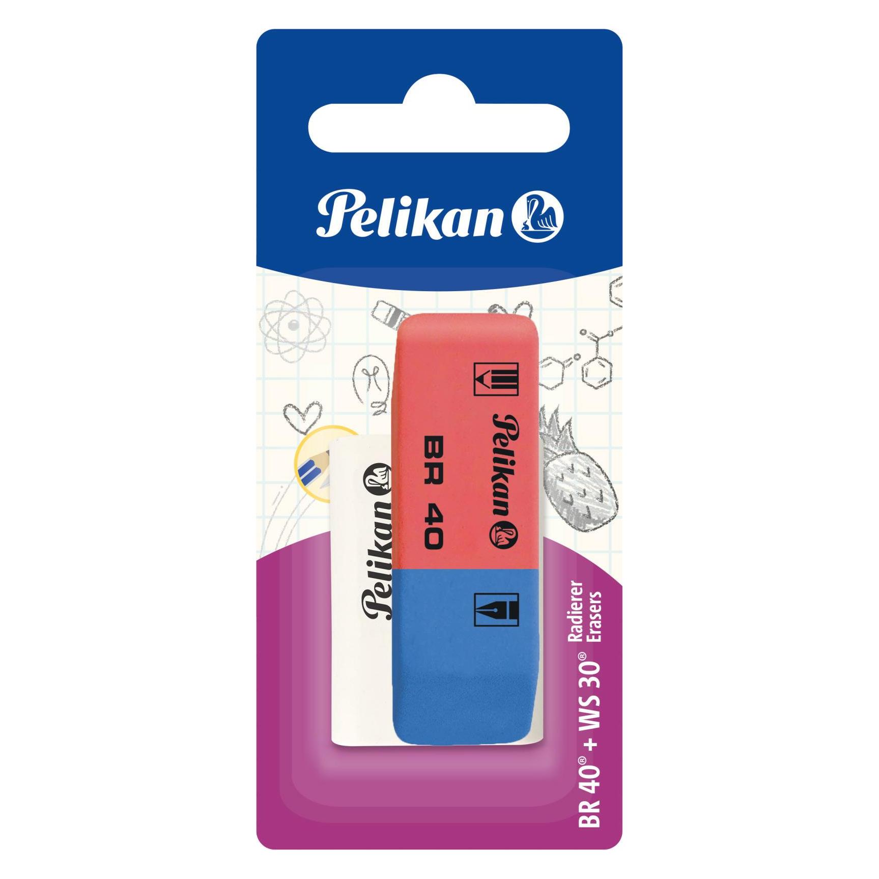 Pelikan Peli Radierer Blister BR40 + WS30 (619973)
