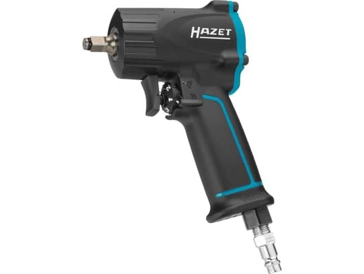 HAZET Clé à chocs pneumatique 9011M I Visseuse à chocs max. Couple de desserrage 461 Nm I Carré 10 mm (3/8 pouce) I Faibles vibrations - Outil pour serrer et desserrer les vis'.