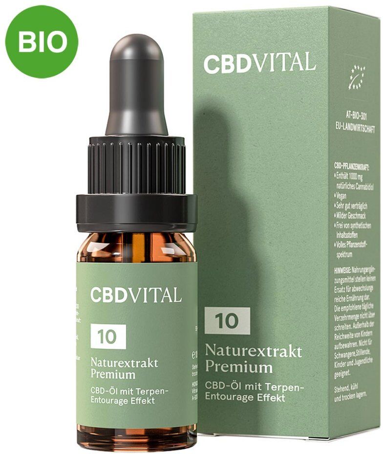 CBD Öl 10% Naturextrakt Premium CBD VITAL