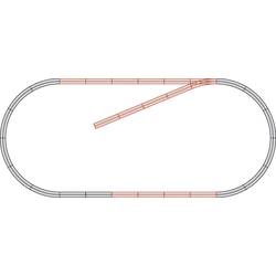 H0 Roco geoLINE (mit Bettung) 61101 Ergänzungs-Set 1 Set