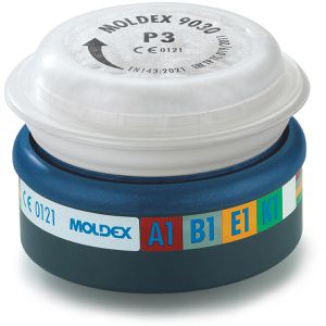 Moldex Atemschutzfilter EasyLock Kombifilter, 943001, ABEK1 P3 R, für Atemschutzmasken 7000 & 9000, 6 Stück