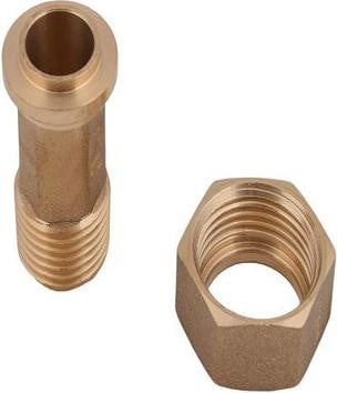Schlösser JS WZ-aansluitstuk zonder afsluitdop, AG3/4" x IG1", blank staal