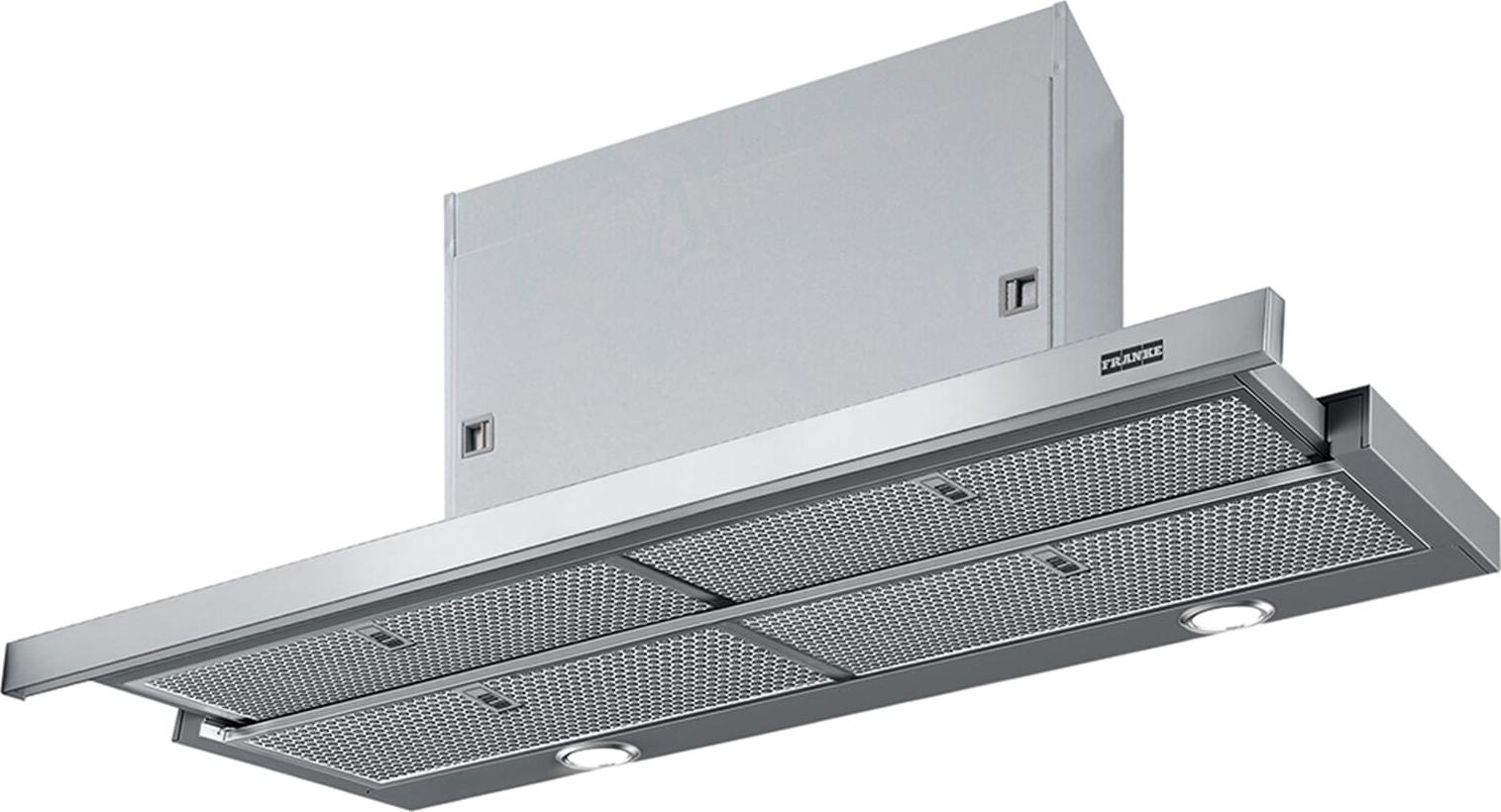 Franke Omnia FTCO90XS 315.0622.738 Flachschirmhaube, Abluft/Umluft, max. 560 m³/h, 90 cm Breite, Metall-Filter, 4 Gebläsestufen, 71 dB