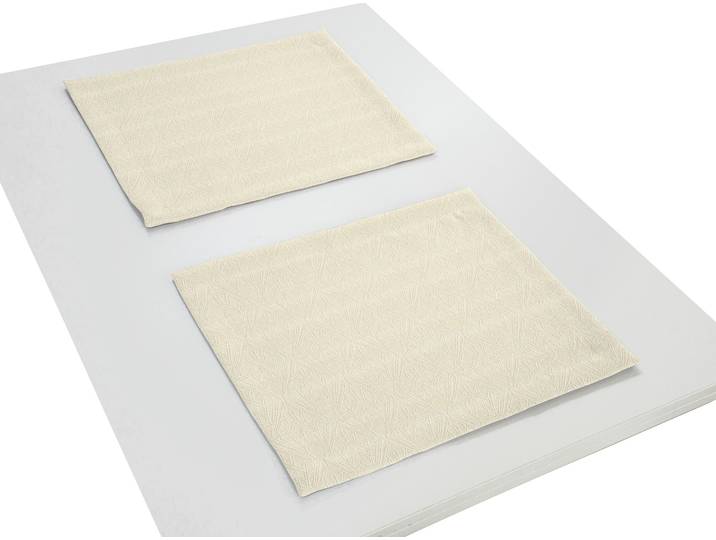 Platzset ADAM Urban Cactus Gr. 1, beige (natur), B:30cm L:40cm, Obermaterial: 100% Baumwolle, Platzsets, Platzset