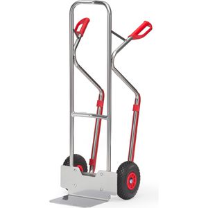 Fetra Sackkarre Alu-Kufenkarre, A1330P, pannensichere Bereifung, Tragkraft 200kg