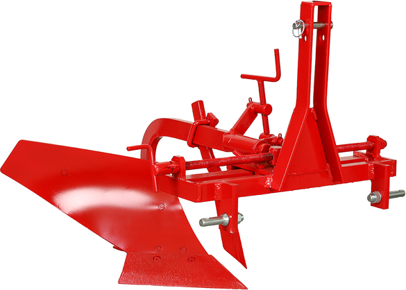 AgriEuro Premium MD-02B - Charrue monosoc - Réglage latéral manuel par vis - Pour tracteurs avec attelage à trois points
