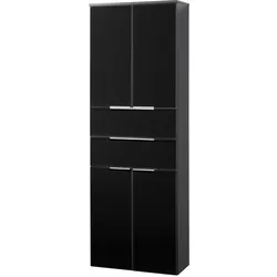 Fackelmann KARA Hochschrank Front anthr 176x60x32,5 4Türen, 80921 80921