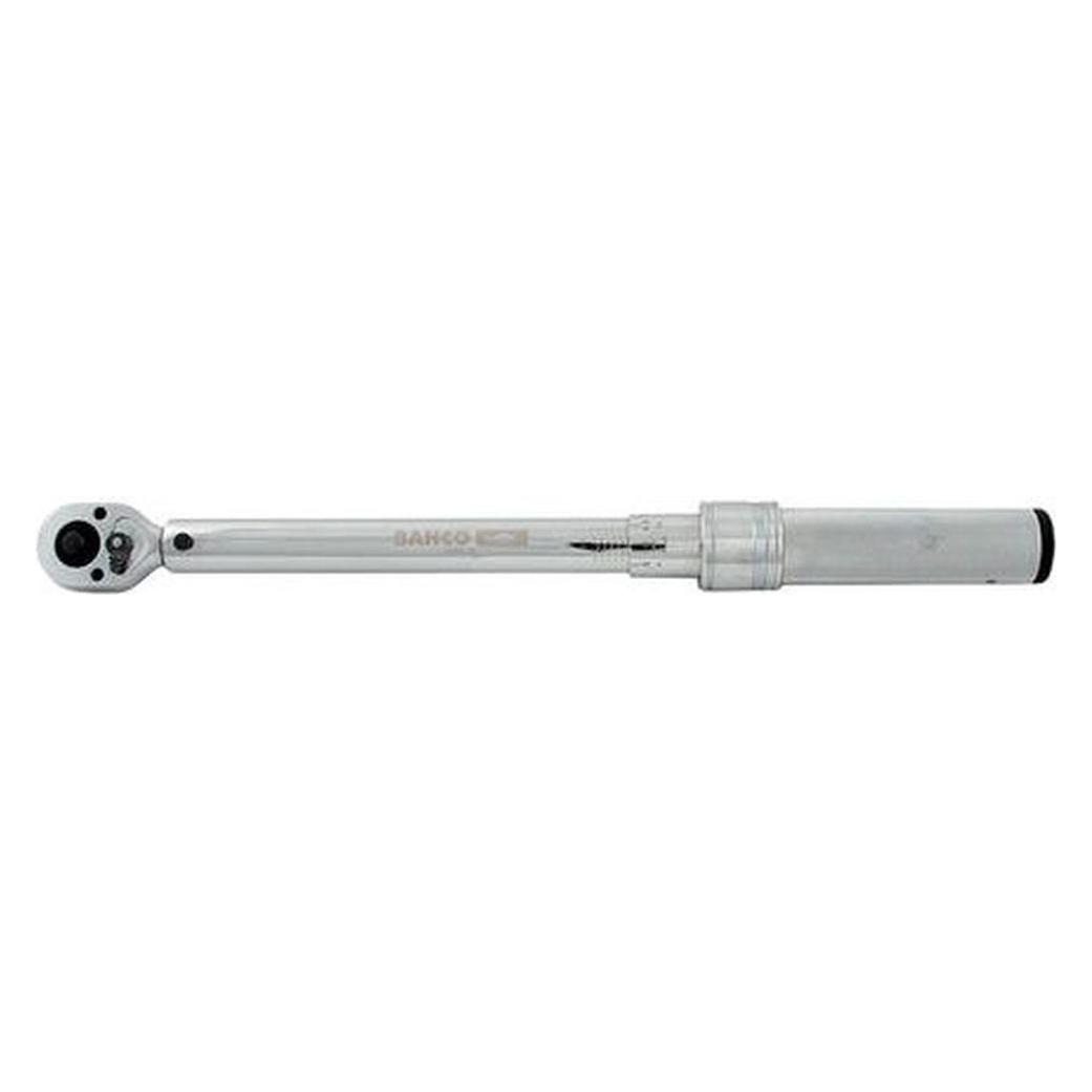 Bahco Mechanisch verstellbarer Drehmoment-Klickschlüssel mit markierter Skala & festem Ratschenkopf (3/4", 160 - 800 Nm) (7455-800)