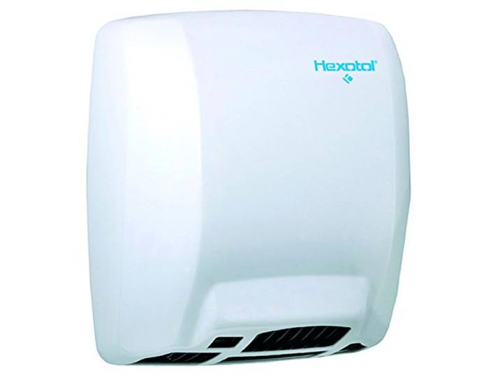 All Care Mediclinics 12300 Staal handdroger automatisch, wit gepoedercoat, 2750 watt, 65 dB