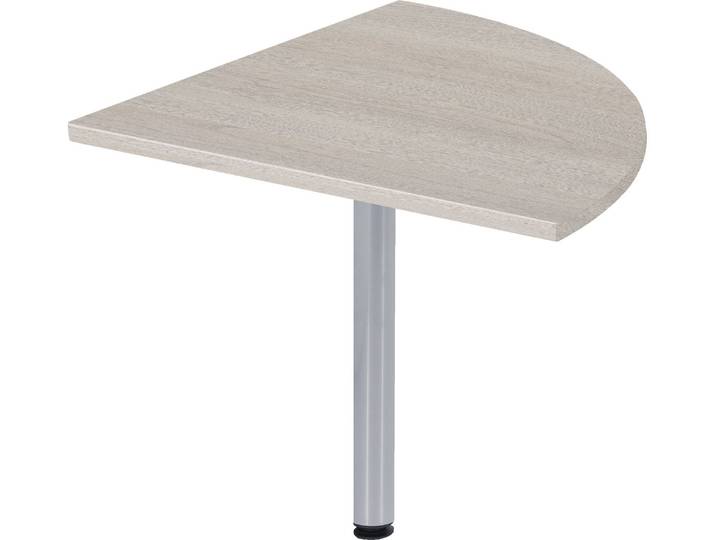 Angle de liaison 90° chêne gris pied tube fixe aluminium Bruneau Excellens - - Bruneau