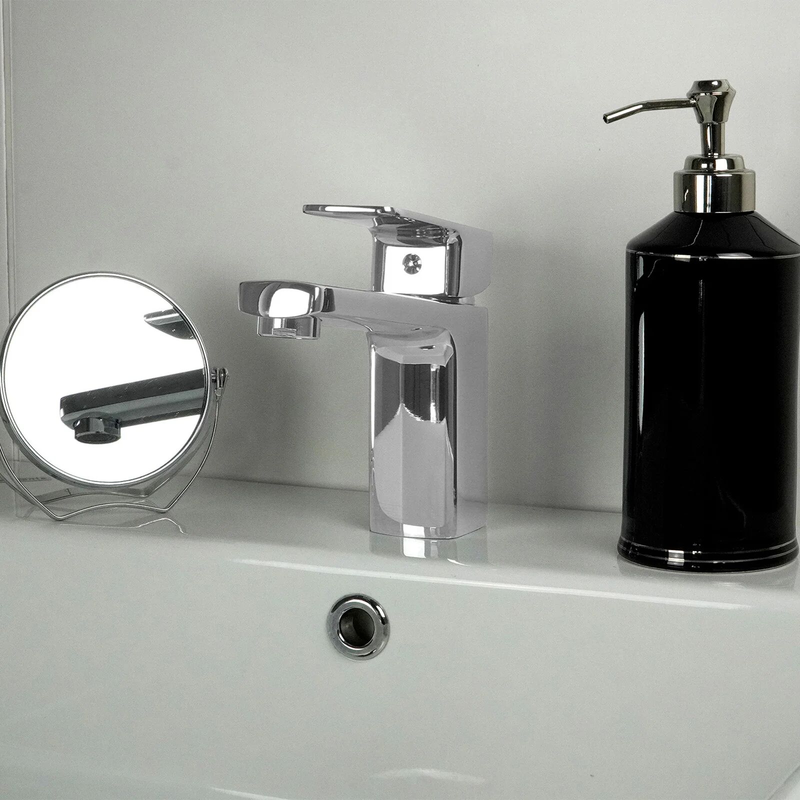 garneroarredamenti Miscelatore per lavabo bagno ottone cromato Flick