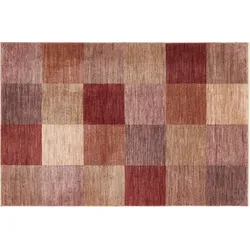 Luxor Living Teppich Rocco Rot-Kästchen 200x310 cm