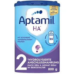 Aptamil HA 2 Hydrolysierte Anschlussnahrung 800 g