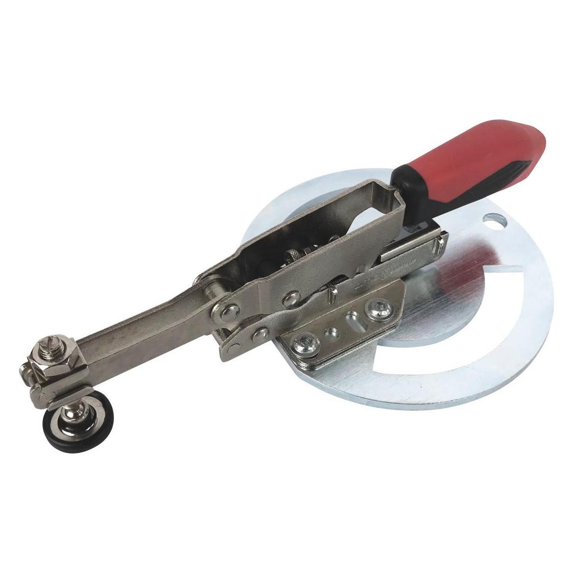 Stürmer - Schweisskraft Senkrechtspanner m. ru.er Adapterplatte, geschlossen Länge 173 mm, Spannbere (1528163)