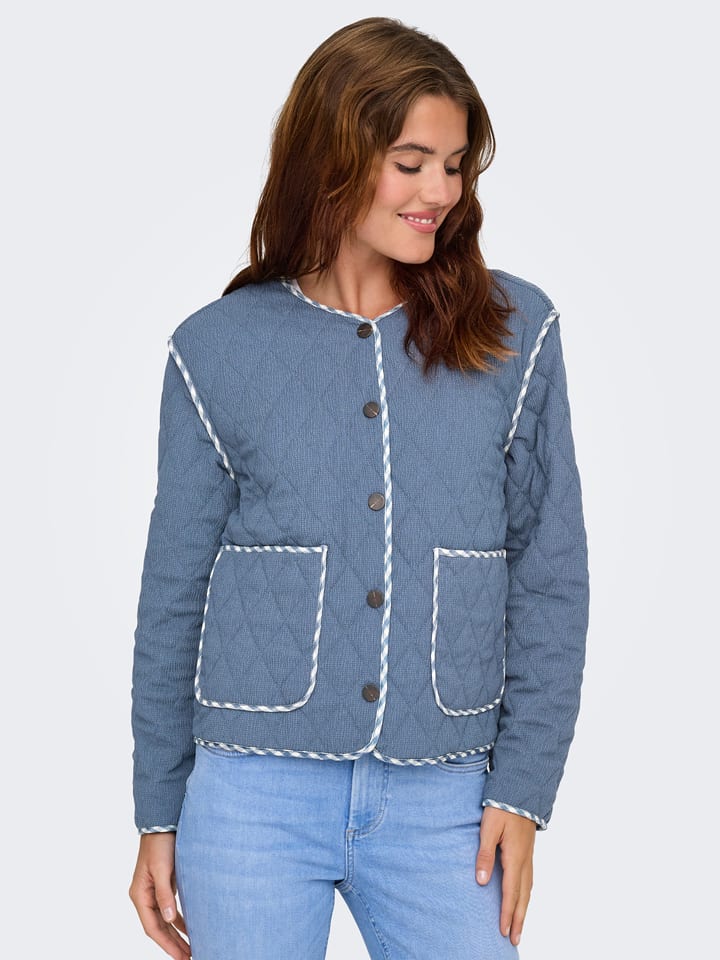 ONLY Wendejacke in Blaugrau - S