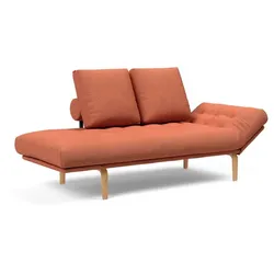 INNOVATION LIVING Schlafsofa Rollo Bow Stoff Rust