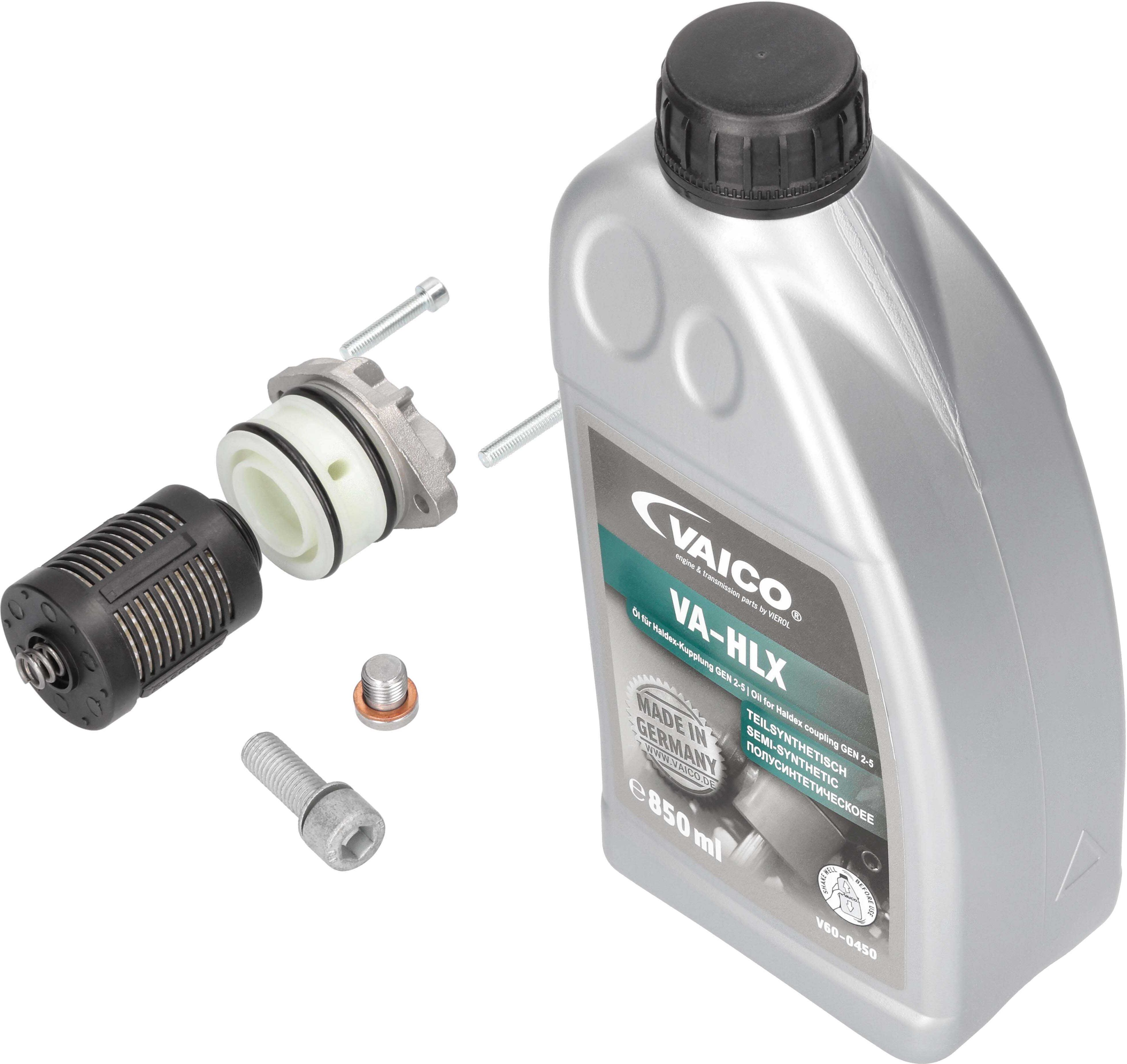 Vaico Teilesatz, Ölwechsel-Lamellenkupplung (Allradantrieb) Hydraulikfilter, Lamellenkupplung-Allradantrieb Expert Kits + V105600 Hinterachse Für Vw