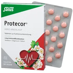 PROTECOR Herz-Kreislauf Tabl.z.Funktionsunt.Salus 50 St Überzogene Tabletten