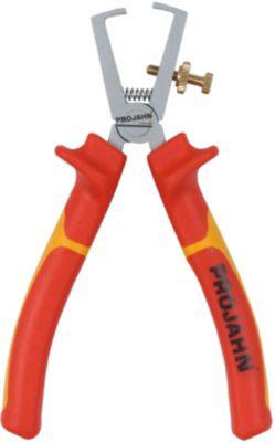Projahn Abisolierzange, 160 mm, VDE, Werkzeugstahl, ergonomischer Mehrkomponenten-Griff