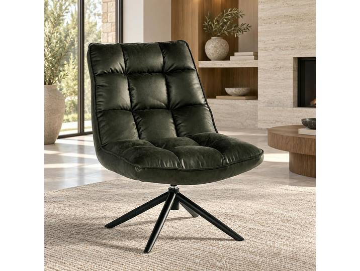 Fauteuil pivotant confort KERALA - Anthracite