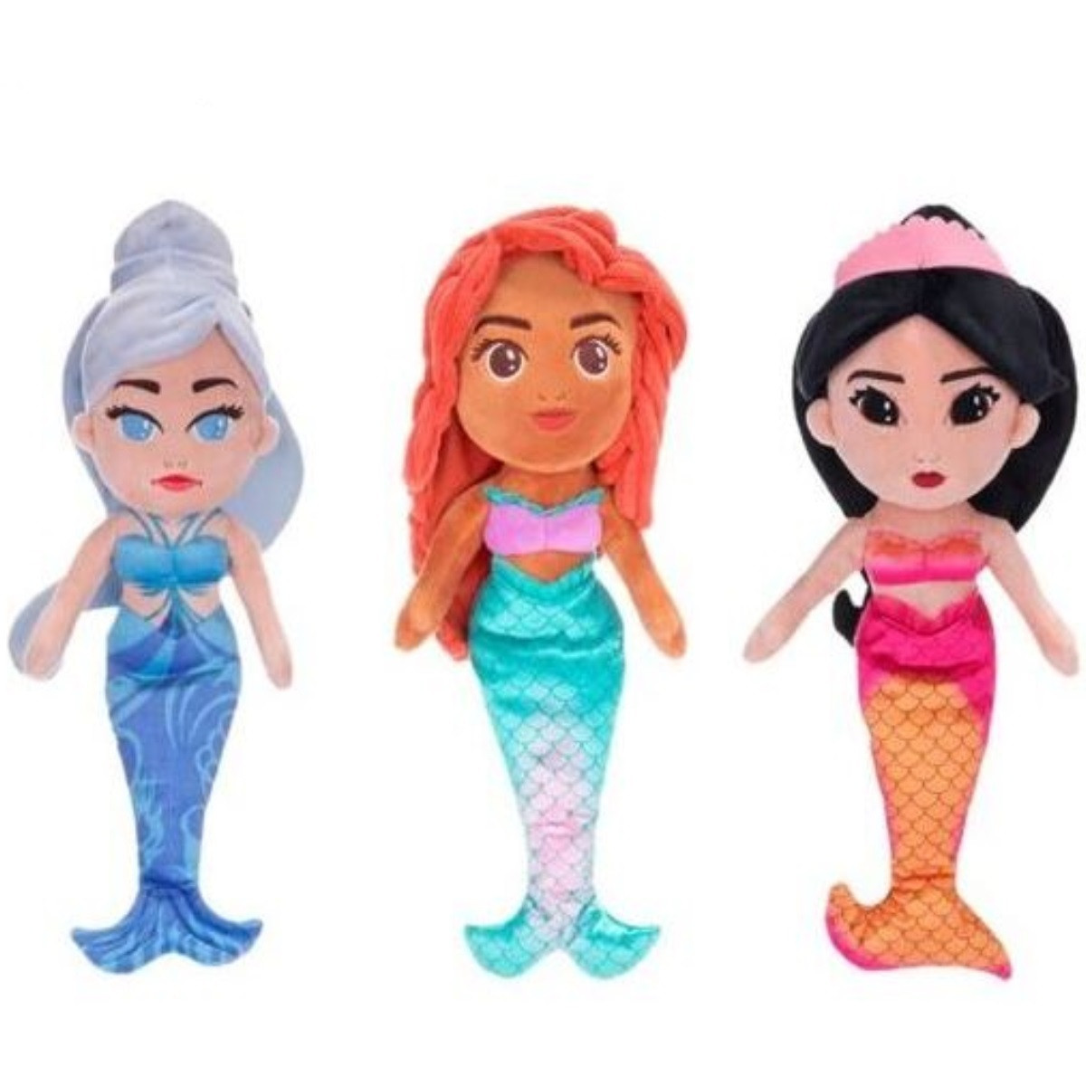 Disney Arielle de zeemeermin Arielle Karina Mala set van 3 pluche figuren