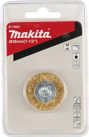 Makita D-73645 Wire Cup Brush - for wood metal varnish rust