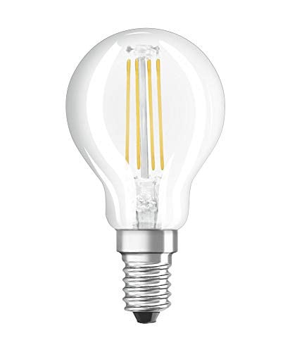 Osram LED Retrofit Classic P lamp, E14, Warm wit, 2700 K, 4 W, helder