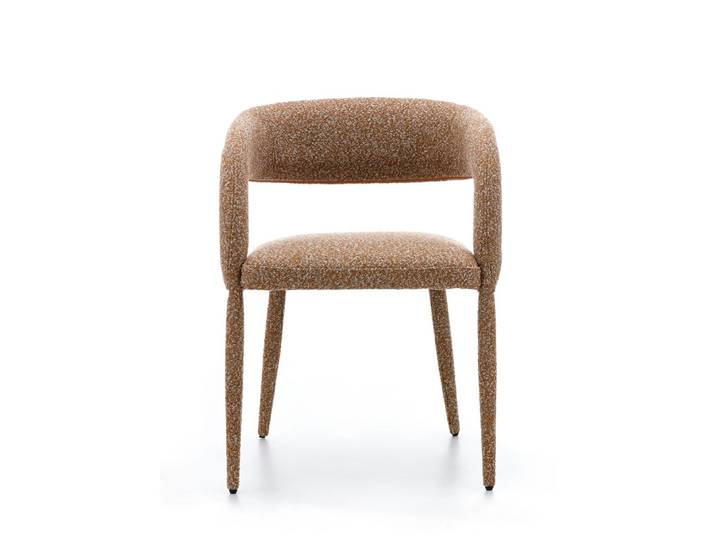 Chaise repas full bouclette Caramel