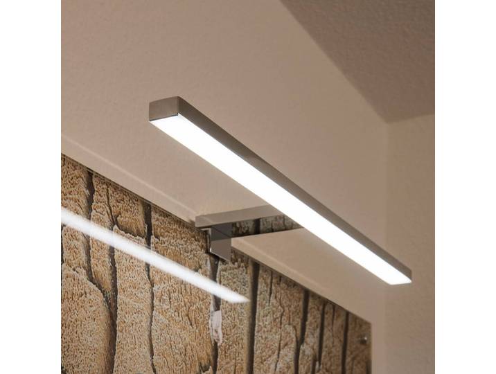 SLV Wandleuchte Dorisa 50, chrom / silber, für Badezimmer, Aluminium, Modern