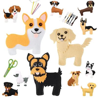 Useful Little Things Woodland Animals Sewing Craft Kit For Kids DIY Felt Plush Set d