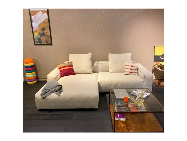 freistil by Rolf Benz 175 Ecksofa in Bouclé - links Modern, Zeitlos