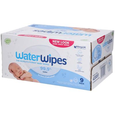 WaterWipes Vochtige Doekjes Bio 9x60st 9x60 St Tücher
