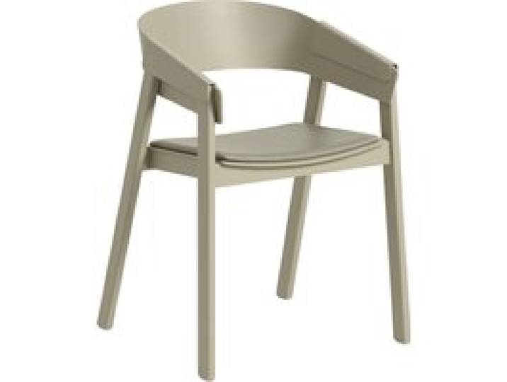 Muuto - Cover Stuhl mit Lederpolster
