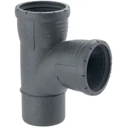 Geberit Silent Pro Bogenabzweig 393454141 DN 90/90, 87,5°, hochschalldämmend, Innenradius