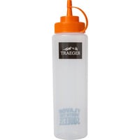 BBQ Grillflasche Squeez transparent/orange