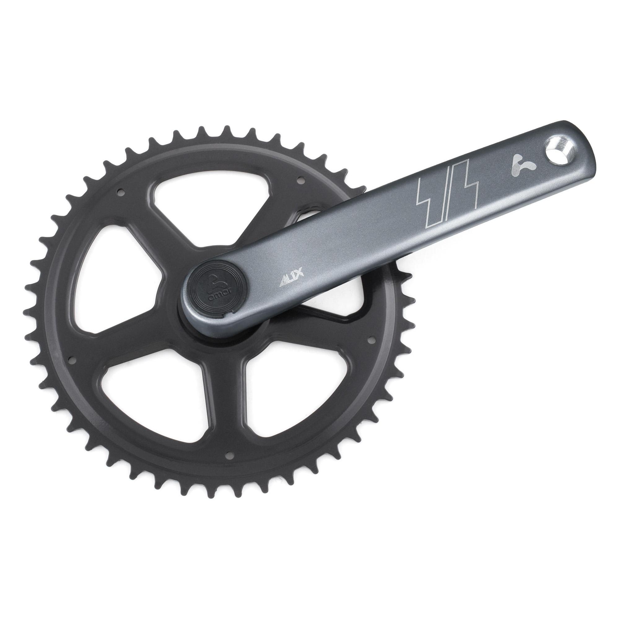 Amar AL1X Kettenradgarnitur Schwarz Einheitsgrösse (170 mm) (568-K)