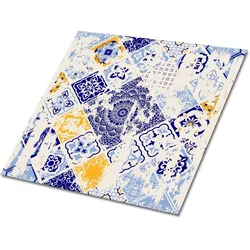 FLIESENAUFKLEBER 9 Stück 30x30 cm selbstklebend Vintage Azulejos