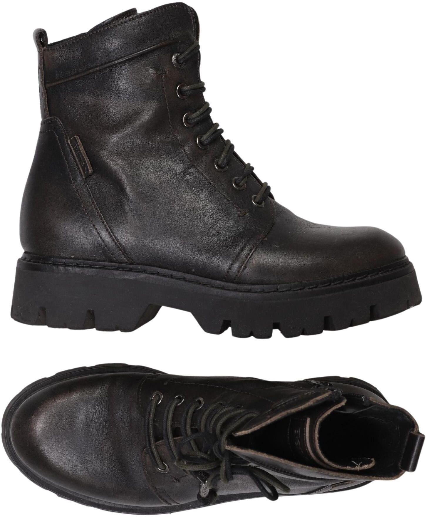 Bench. Damen Stiefelette, Braun, Gr. EU 37, Leder - Second Hand